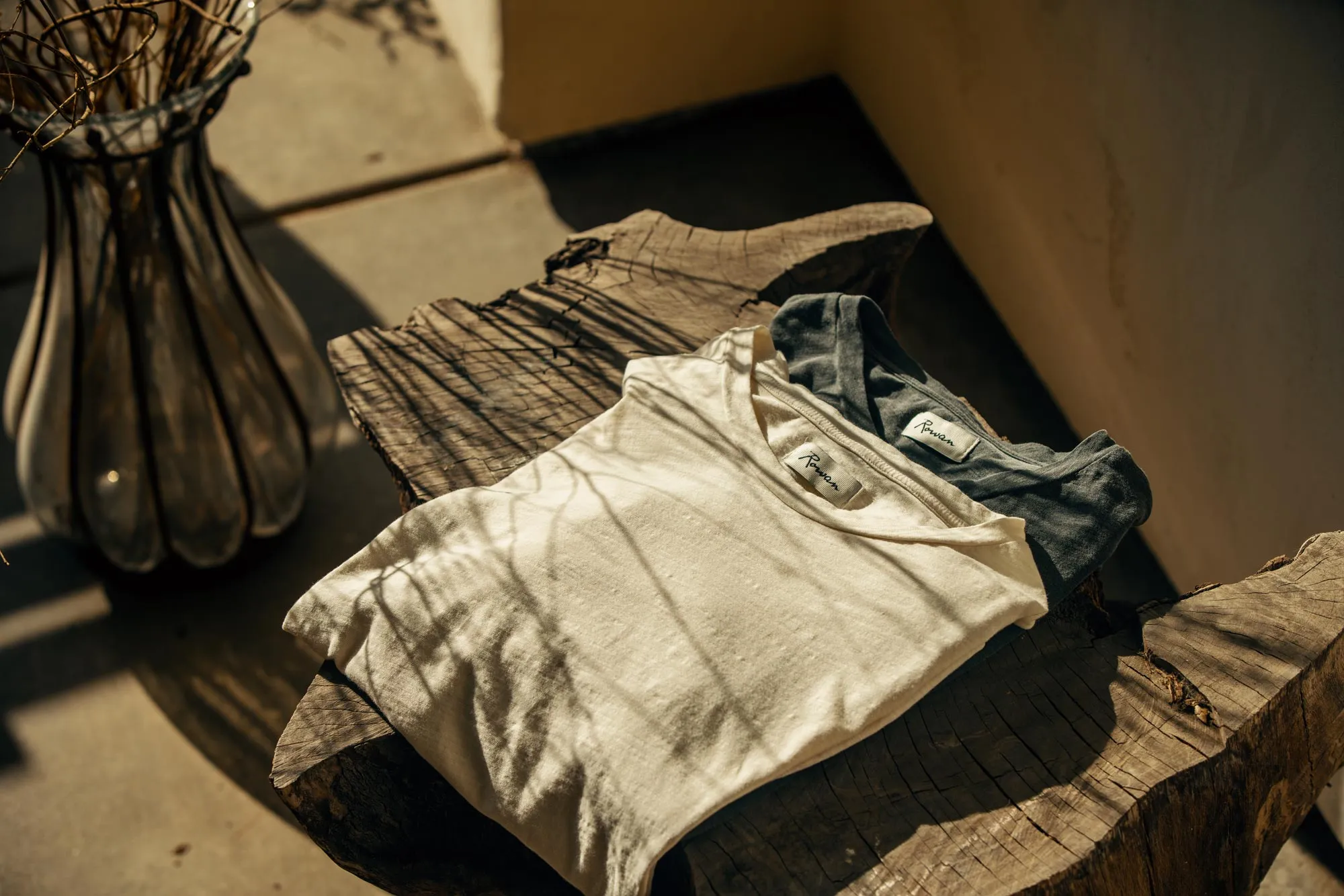 ASHER STANDARD SLUB TEE - BASALT sold by Cave and Post product image thumbnail 4