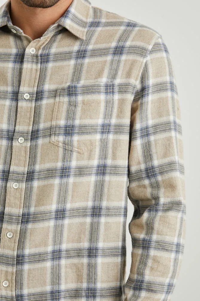 Lennox Shirt - Palomino Skyline Melange sold by Cave and Post product image thumbnail 2
