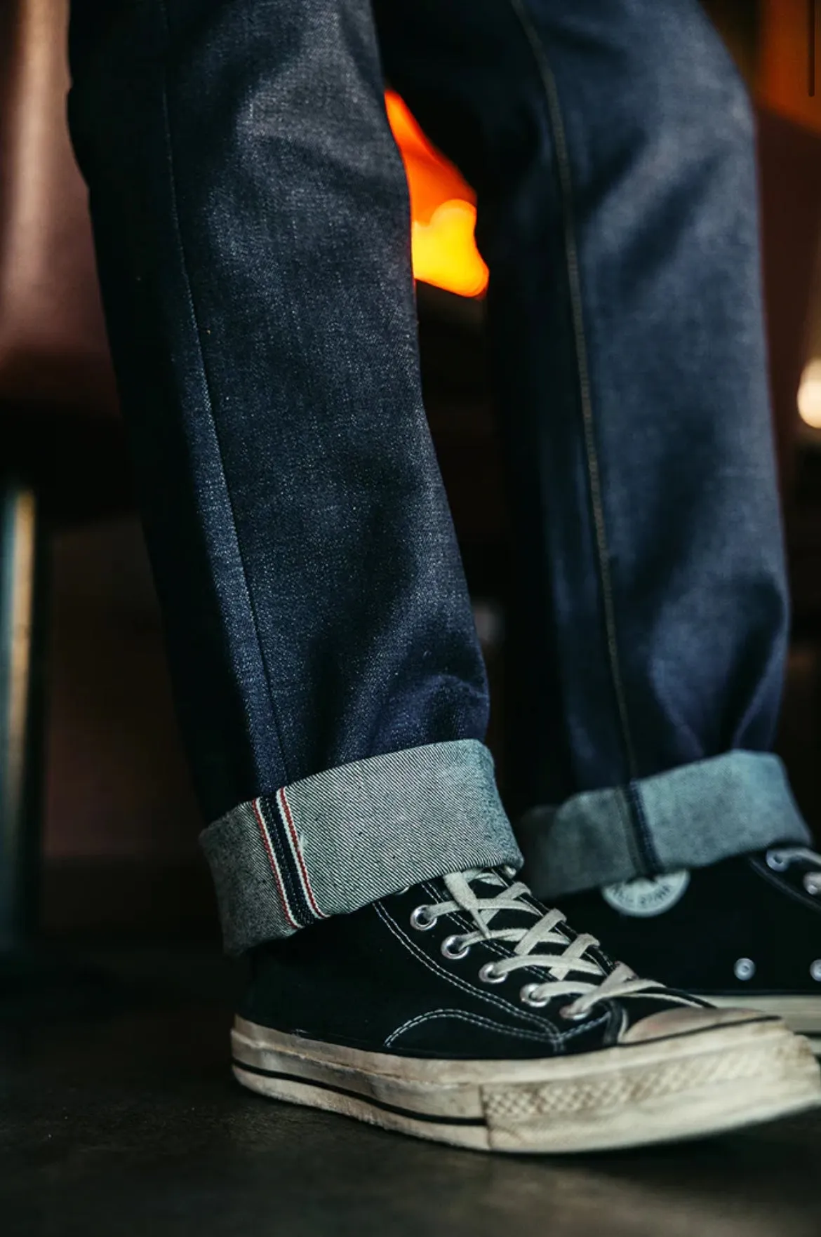 The Hammer Straight - Indigo Raw 17.5oz Mammoth Selvedge sold by Cave and Post product image thumbnail 2