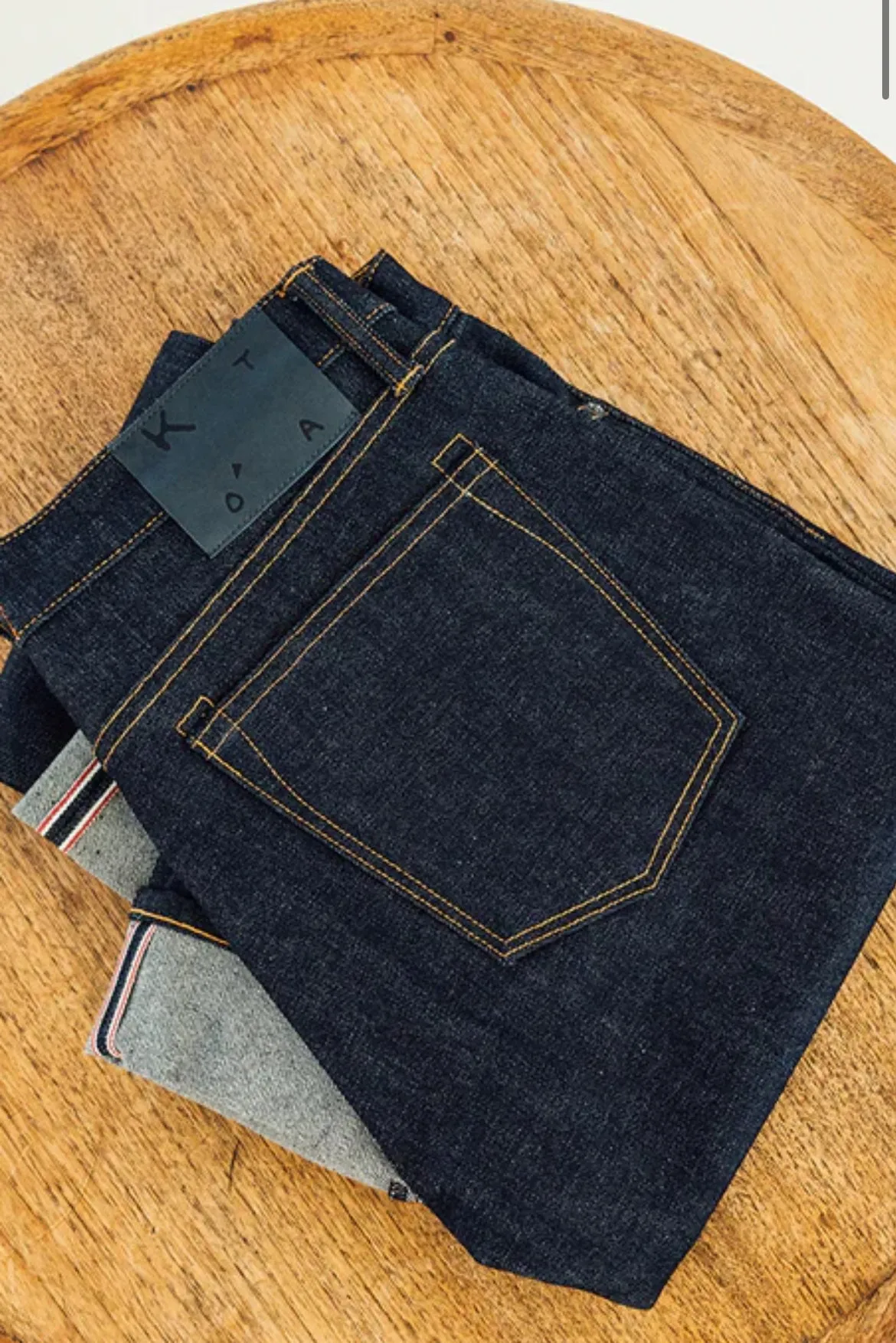 The Hammer Straight - Indigo Raw 17.5oz Mammoth Selvedge sold by Cave and Post product image thumbnail 3