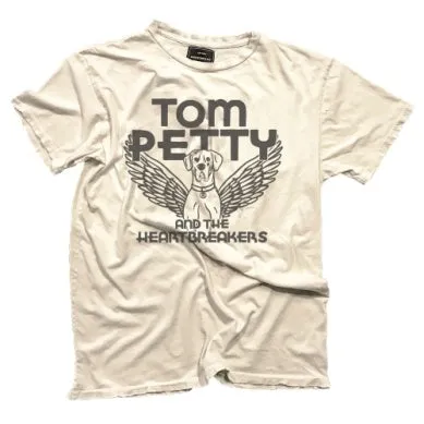 Tom Petty Black Label Tee - Unisex - Antique White sold by Cave and Post