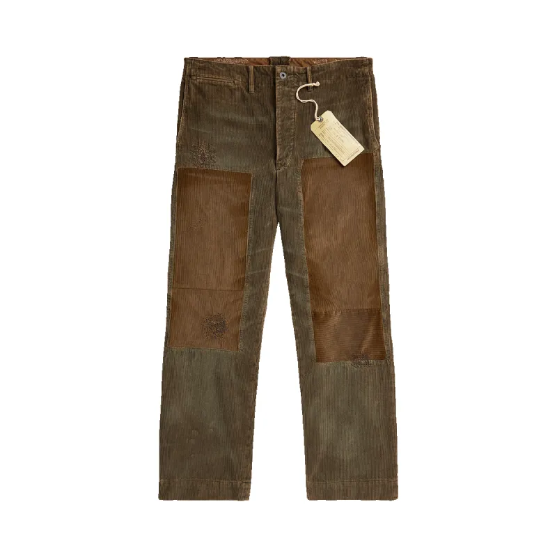 RRL Distressed Corduroy Field Pant sold by Cave and Post