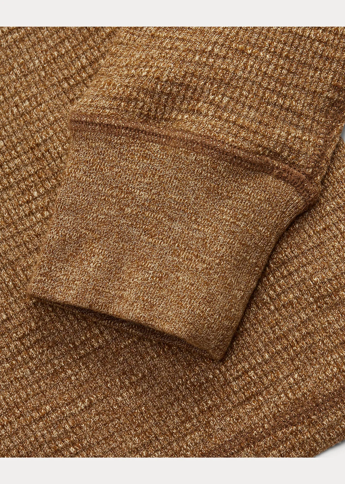 RRL Waffle-Knit Henley Shirt - Brown Heather sold by Cave and Post product image thumbnail 3