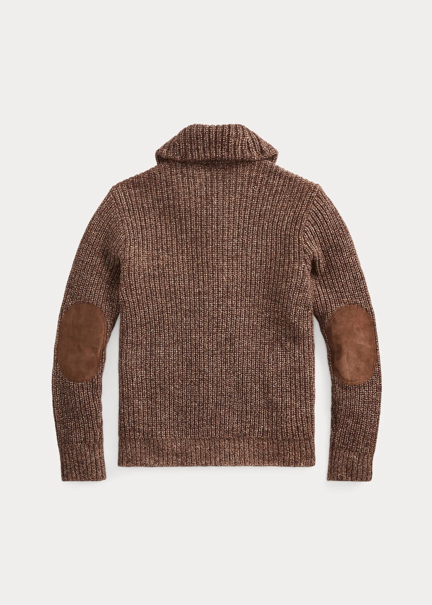 RRL Suede-Trim Marled Shawl Cardigan sold by Cave and Post product image thumbnail 2