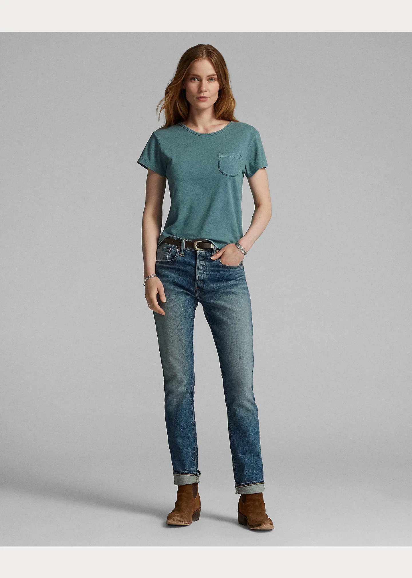 RRL Cotton-Linen Pocket Tee sold by Cave and Post product image thumbnail 3