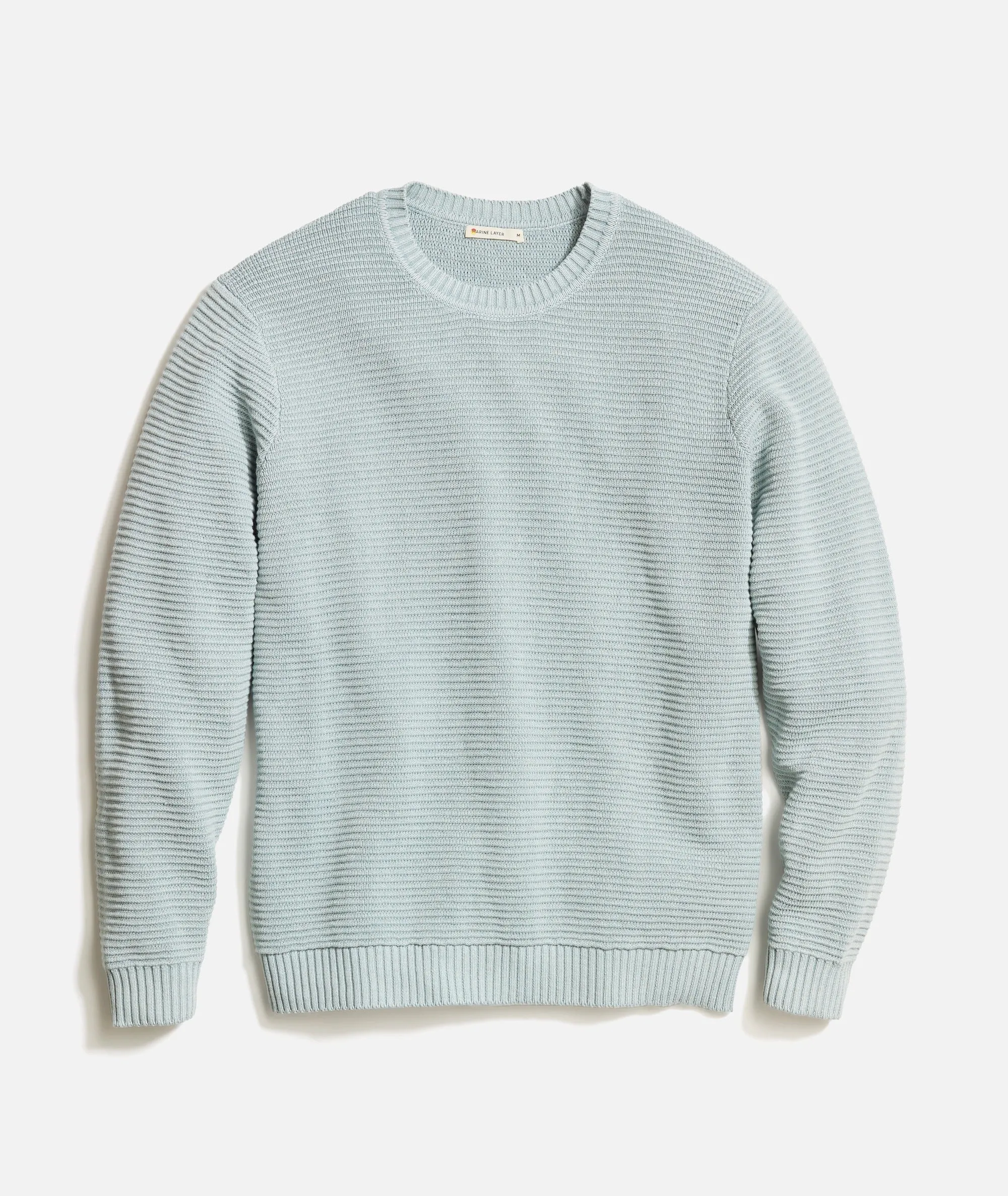 Garment Dye Crew Sweater in Slate sold by Cave and Post