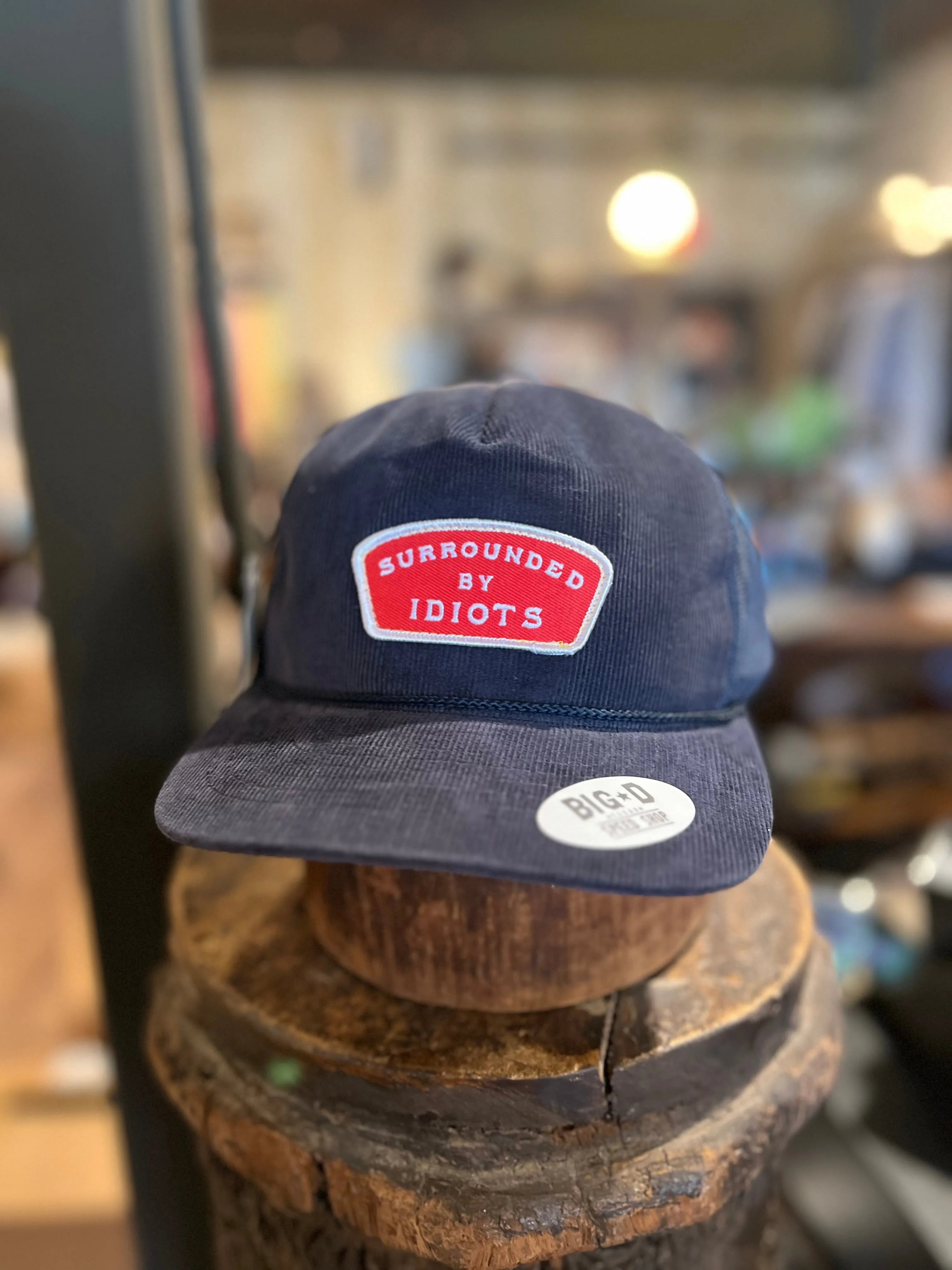 Surrounded By Idiots Cord Trucker sold by Cave and Post