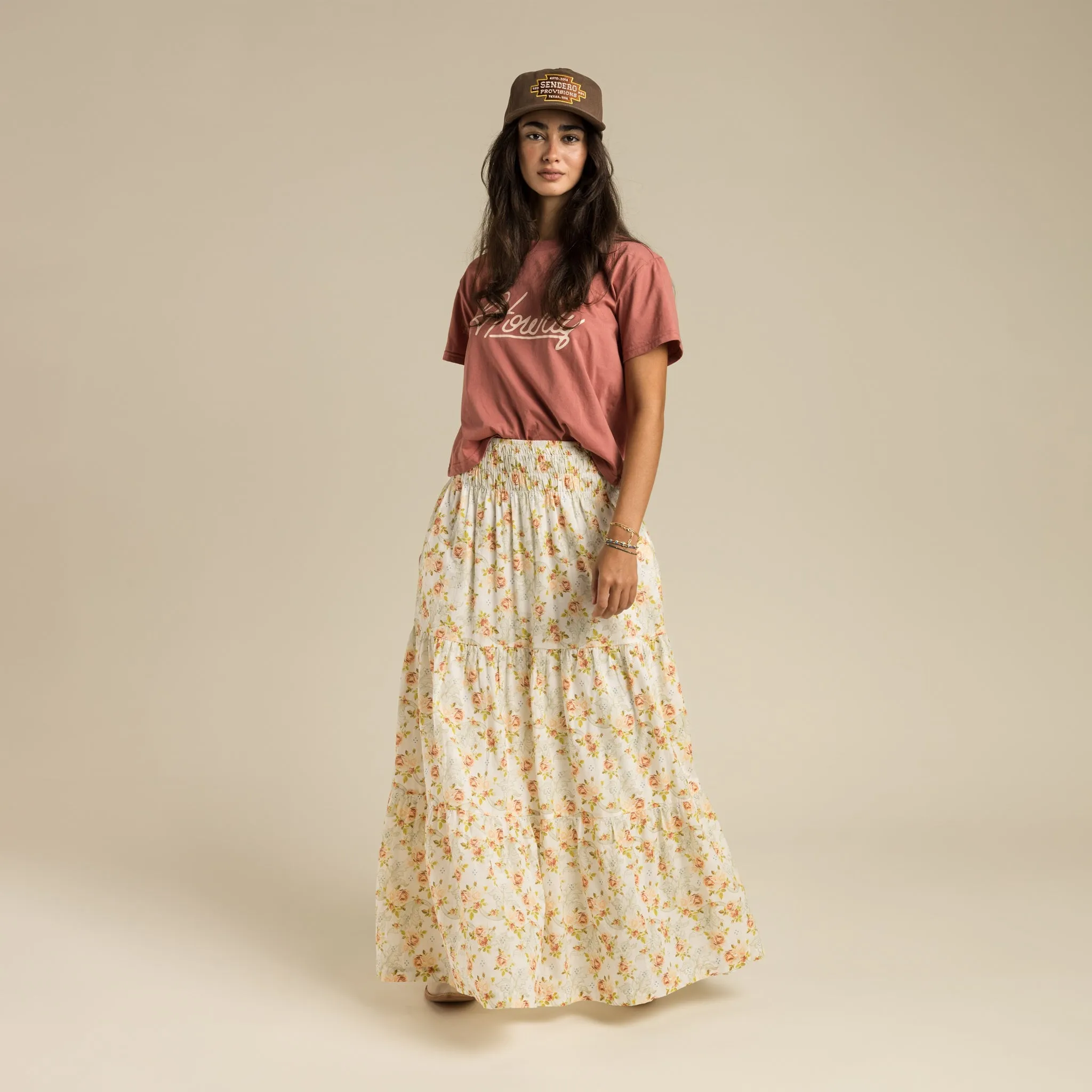JULIETTE FLORAL SKIRT sold by Cave and Post product image thumbnail 5