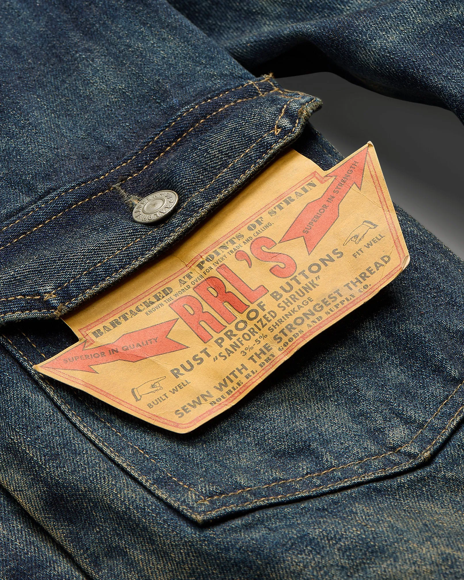 RRL Westview Denim Trucker Jacket | Parallel