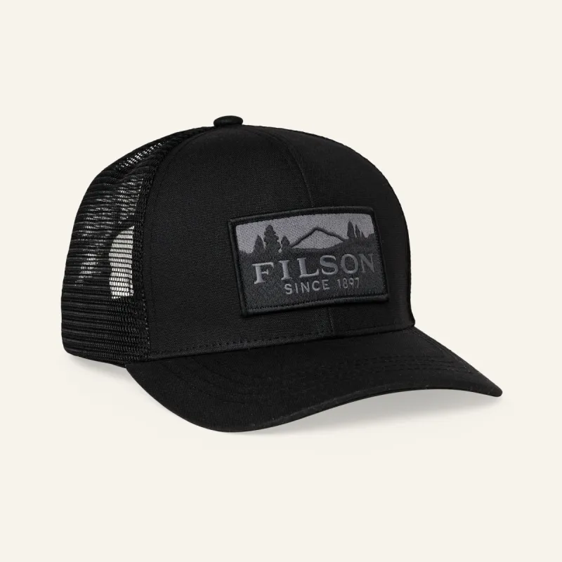 FILSON MESH LOGGER CAP - BLACK sold by Cave and Post