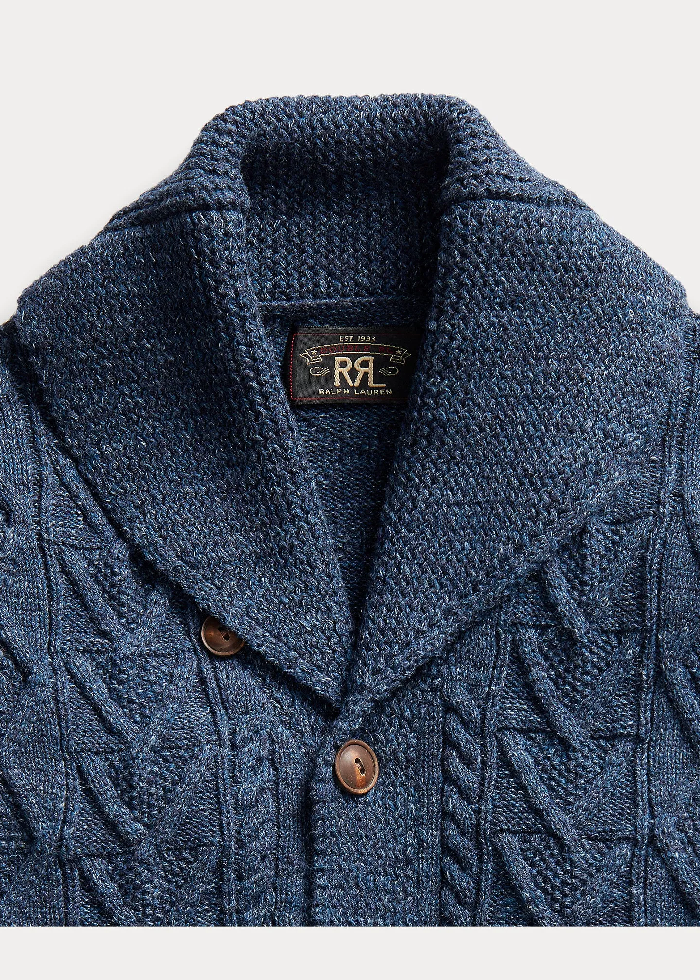 RRL Aran-Knit Cotton Cardigan sold by Cave and Post product image thumbnail 3