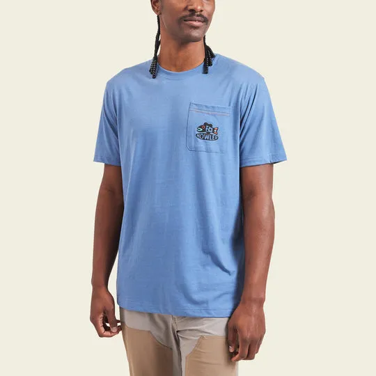 Travelin' Light Pocket T-Shirt - Blue Mirage sold by Cave and Post product image thumbnail 3