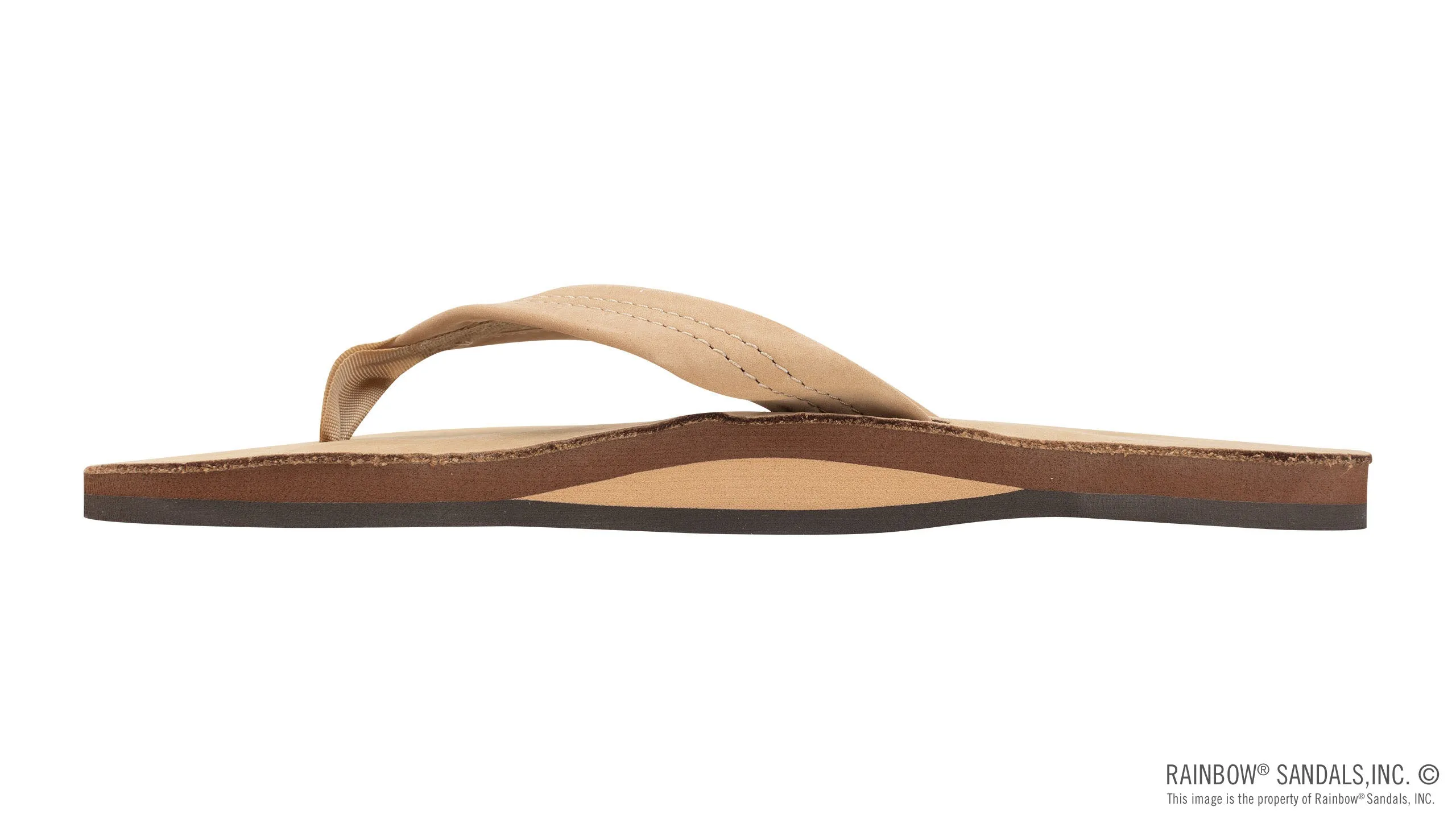 Single Layer Premier Leather with Arch Support 1" Strap - Sierra Brown sold by Cave and Post product image thumbnail 2