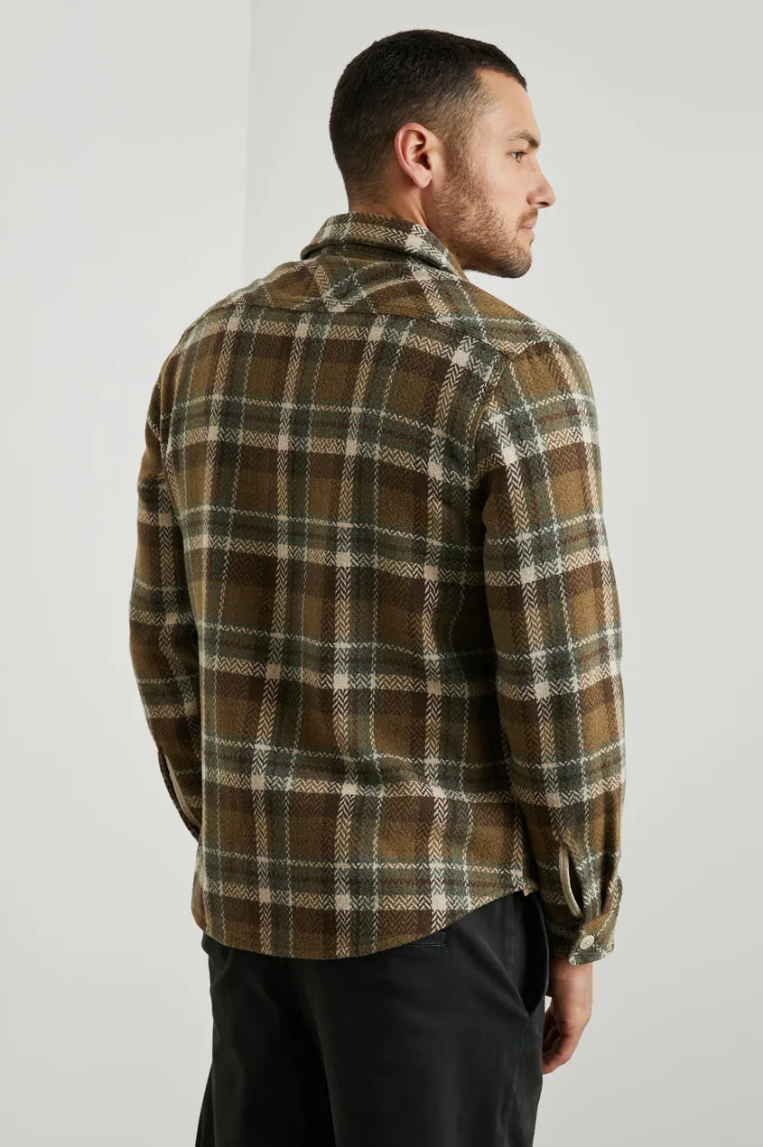 Berkshire Shirt Jacket - Dutch Sage Birch sold by Cave and Post product image thumbnail 4