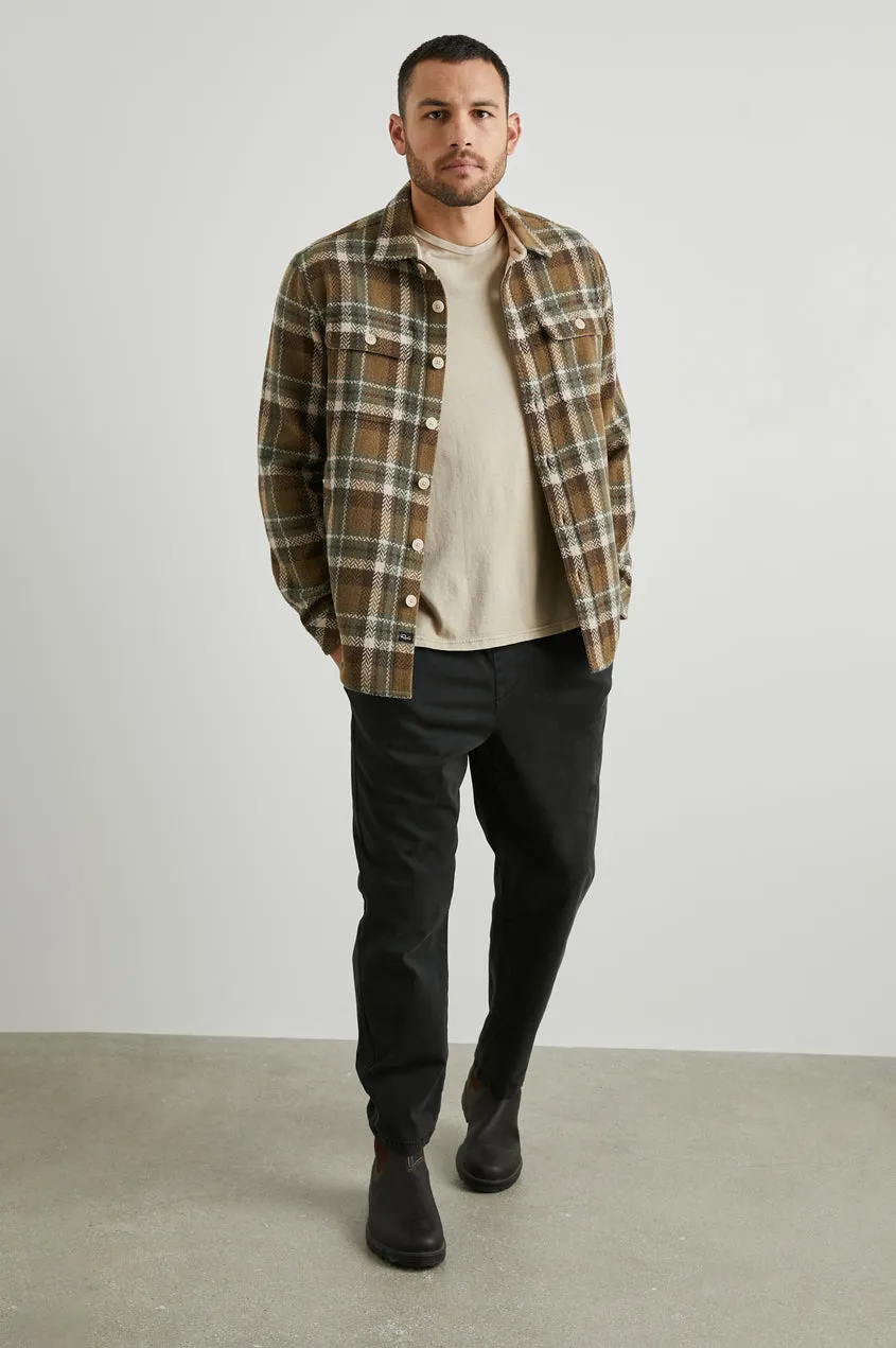 Berkshire Shirt Jacket - Dutch Sage Birch sold by Cave and Post product image thumbnail 3