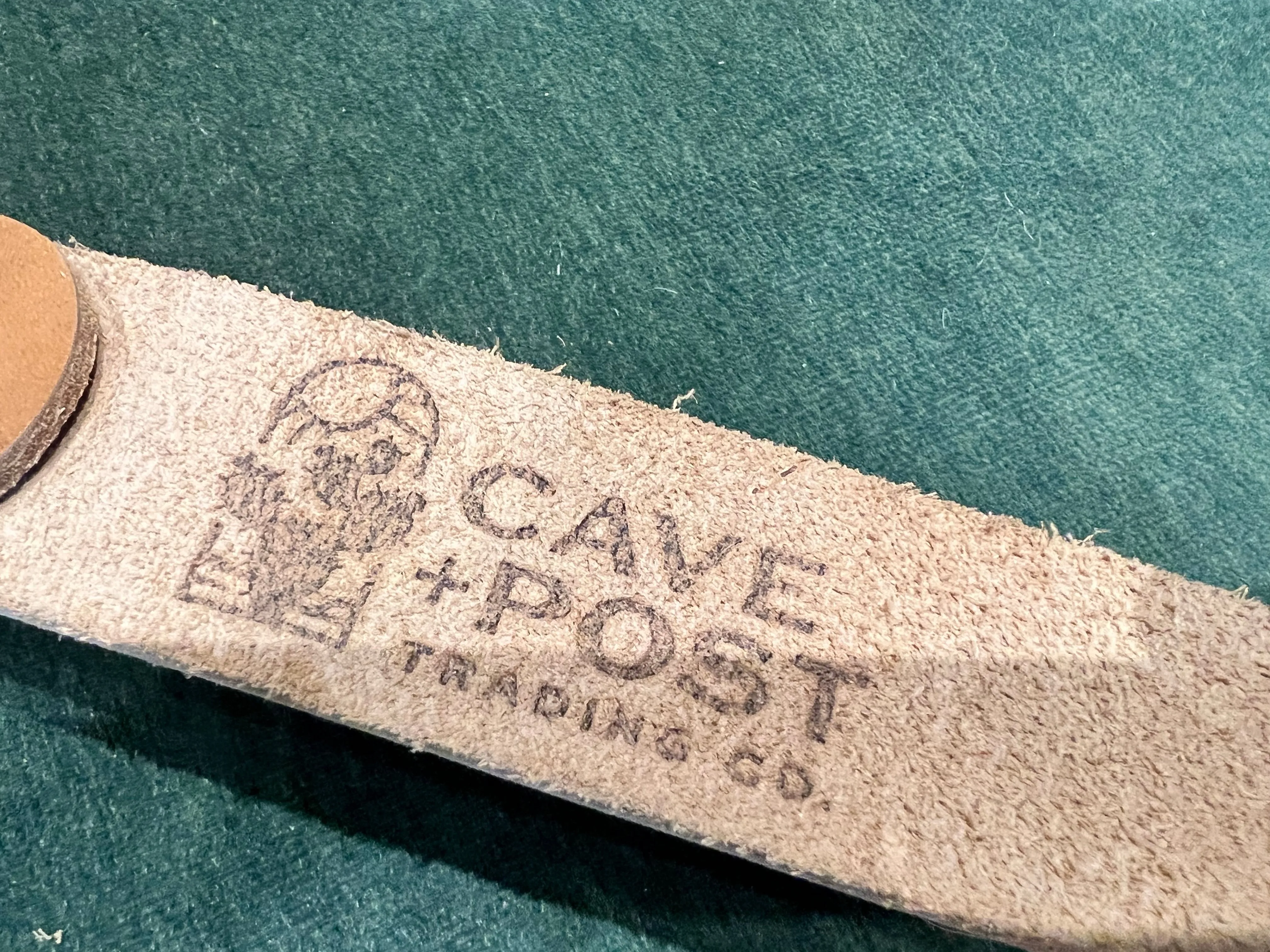 Cave + Post Leather Belt - Natural sold by Cave and Post product image thumbnail 3