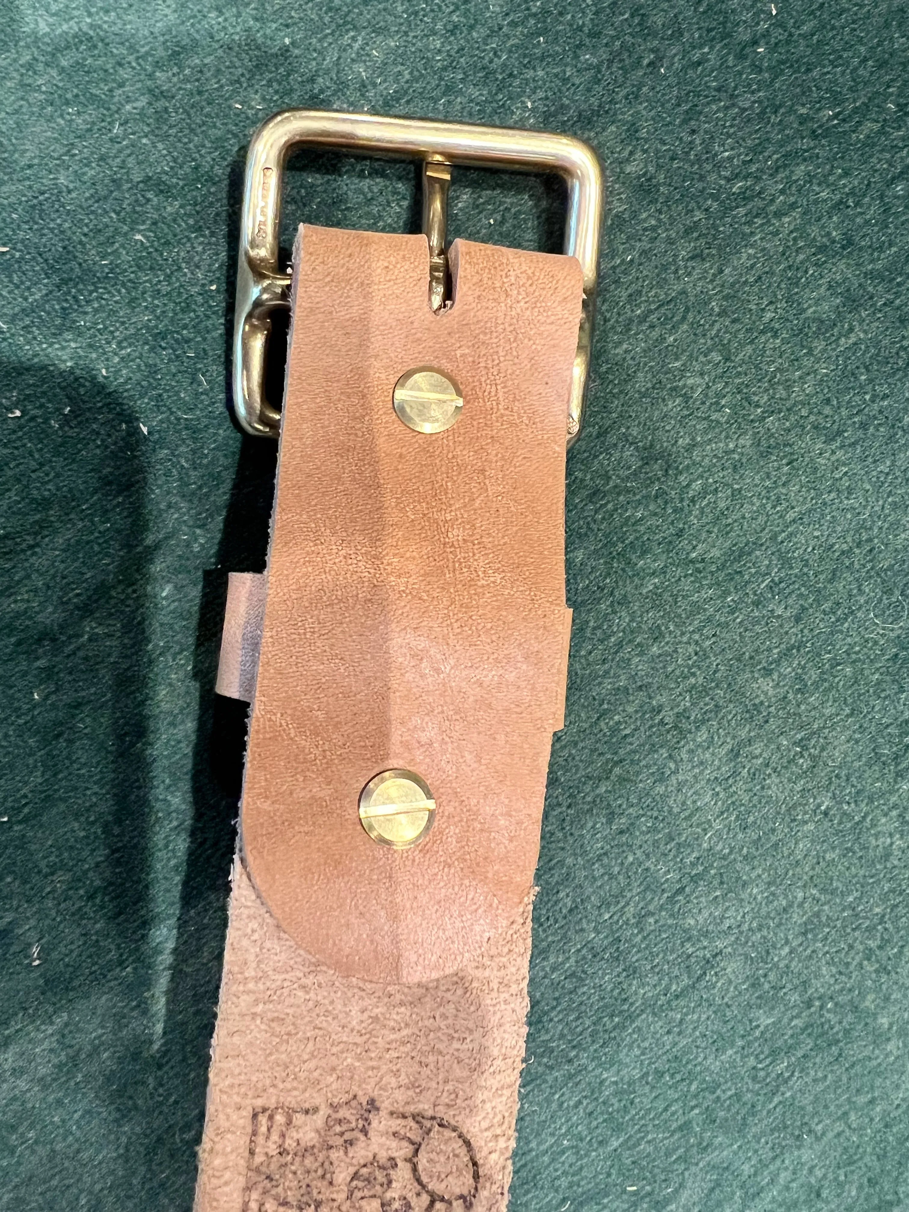 Cave + Post Leather Belt - Natural sold by Cave and Post product image thumbnail 5