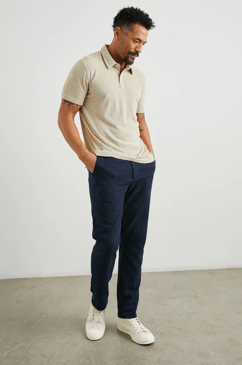 Rhen Polo Shirt - Chickpea sold by Cave and Post product image thumbnail 4