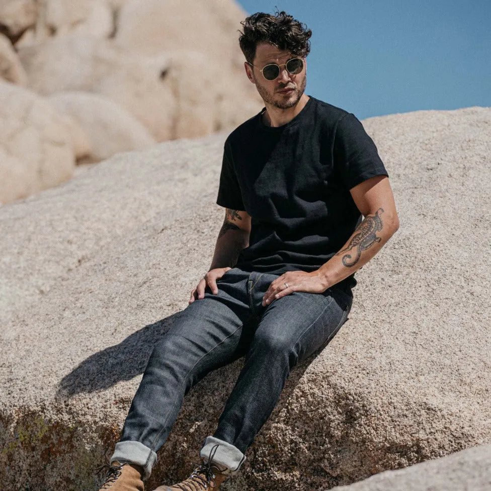 The Scissors Slim Tapered - Jett 14oz Selvedge sold by Cave and Post product image thumbnail 3