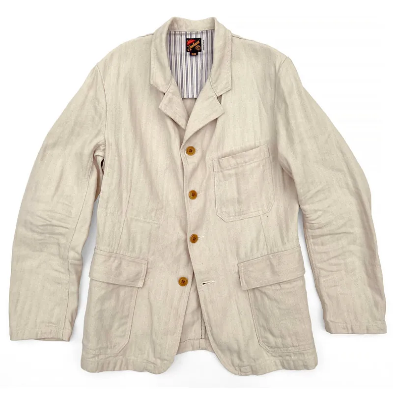 CONTINENTAL SPORTCOAT - IVORY HBT made by Mister Freedom