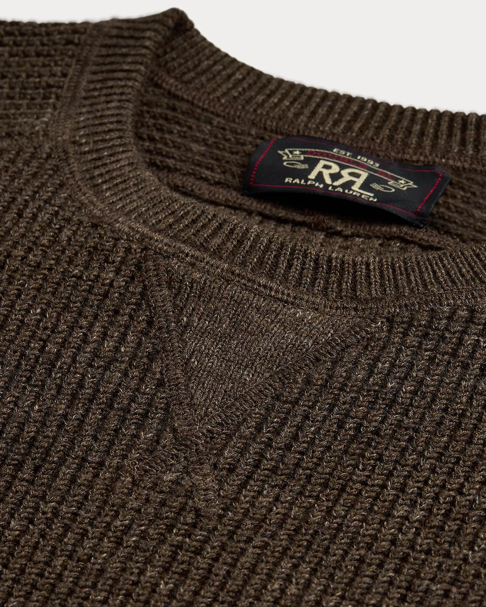 RRL Waffle-Knit Cotton-Wool Sweater sold by Cave and Post product image thumbnail 3