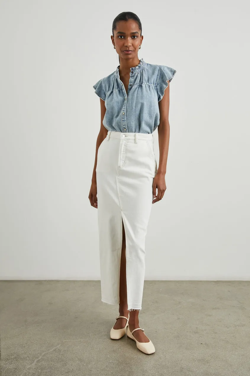 Ruthie Top - Faded Indigo sold by Cave and Post product image thumbnail 3