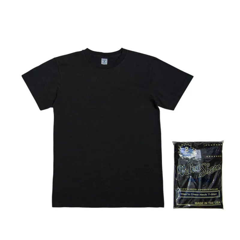 Short sleeve Crew neck Tee (2 Shirts Pac) / Black sold by Cave and Post