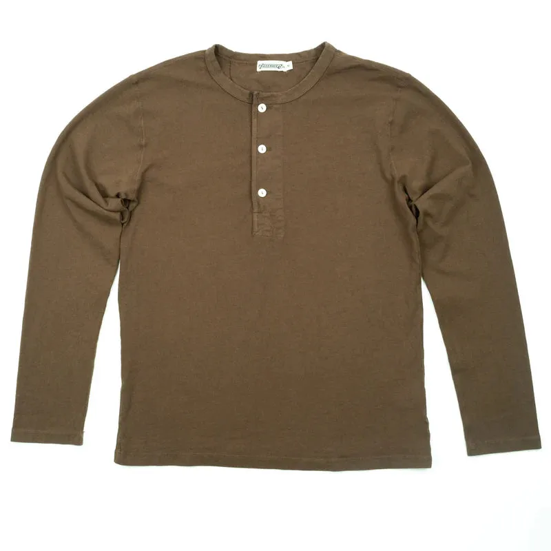 Freenote 13 Ounce Henley L/S Cedar sold by Cave and Post