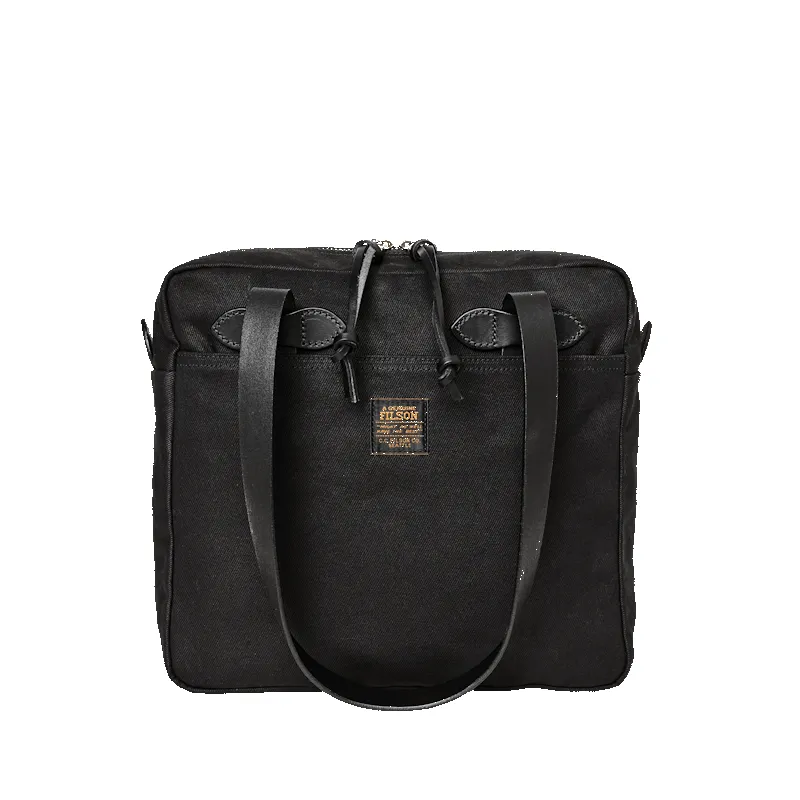Small Zipper Tote Bag - Black sold by Cave and Post