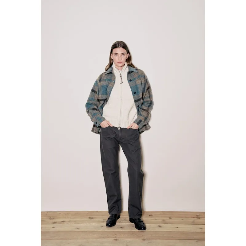 Women's Wool Overshirt - Ballard Plaid sold by Cave and Post