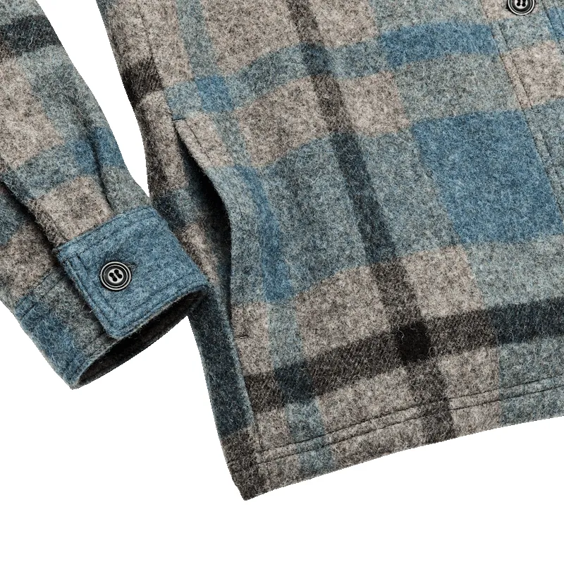 Women's Wool Overshirt - Ballard Plaid sold by Cave and Post product image thumbnail 5