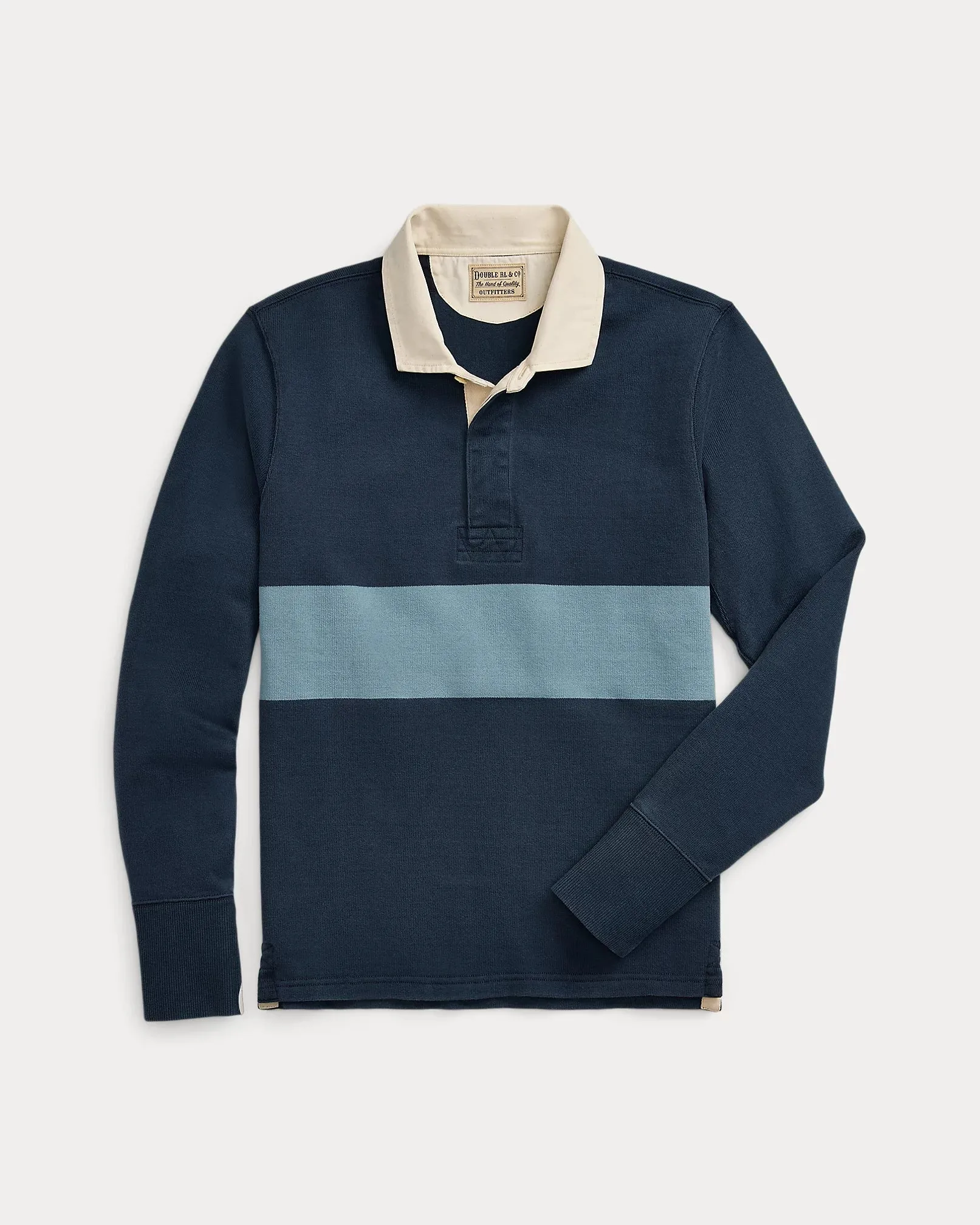 RRL Oversize Striped Jersey Rugby Shirt sold by Cave and Post