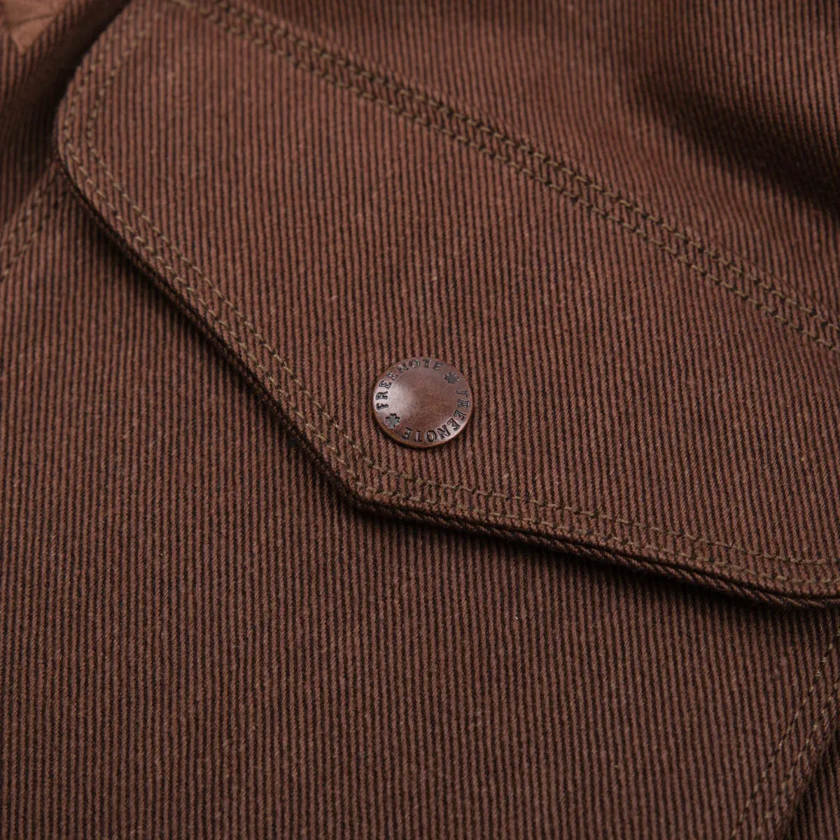 FARO JACKET BROWN DENIM sold by Cave and Post product image thumbnail 4