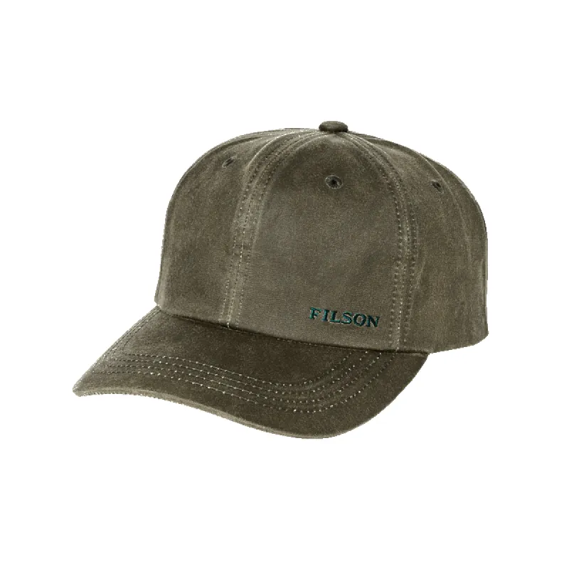 OIL TIN CLOTH LOW-PROFILE LOGGER CAP - OTTER GREEN sold by Cave and Post