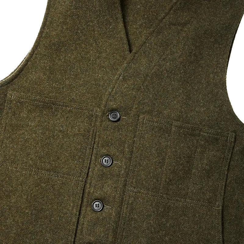 FILSON MACKINAW WOOL VEST - FOREST GREEN sold by Cave and Post product image thumbnail 3