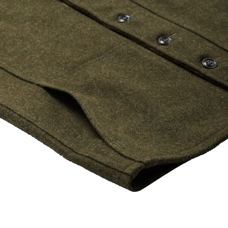 FILSON MACKINAW WOOL VEST - FOREST GREEN sold by Cave and Post product image thumbnail 4