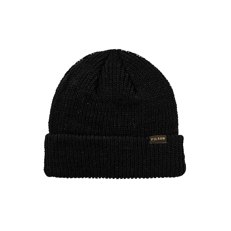 WOOL WATCH CAP - BLACK sold by Cave and Post