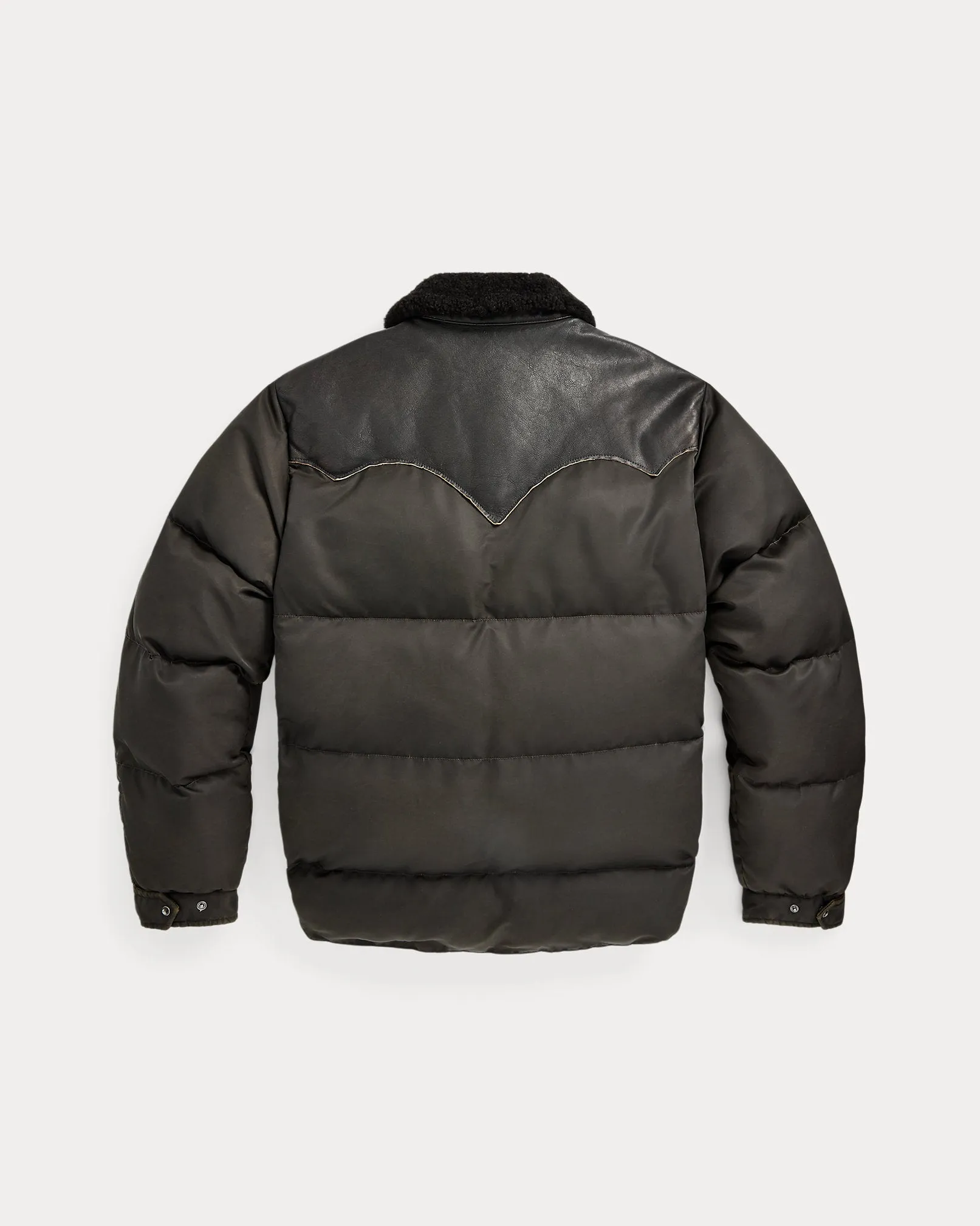RRL Shearling-Collar Leather-Yoke Jacket sold by Cave and Post product image thumbnail 2