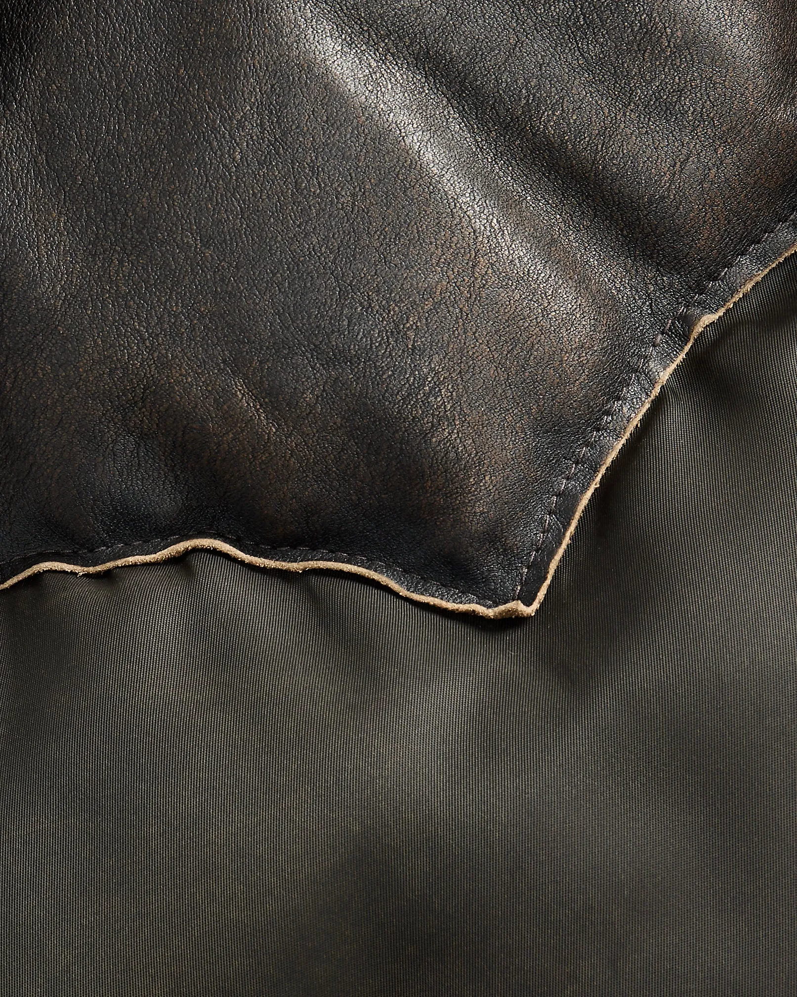 RRL Shearling-Collar Leather-Yoke Jacket sold by Cave and Post product image thumbnail 5