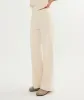 Cord Velour Wide Leg Pant in Cream sold by Cave and Post