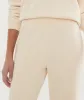 Cord Velour Wide Leg Pant in Cream sold by Cave and Post