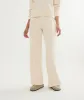 Cord Velour Wide Leg Pant in Cream sold by Cave and Post