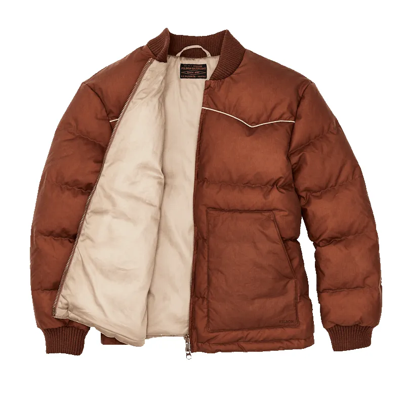 Women's Waxed Down Jacket - Madder Root sold by Cave and Post product image thumbnail 3