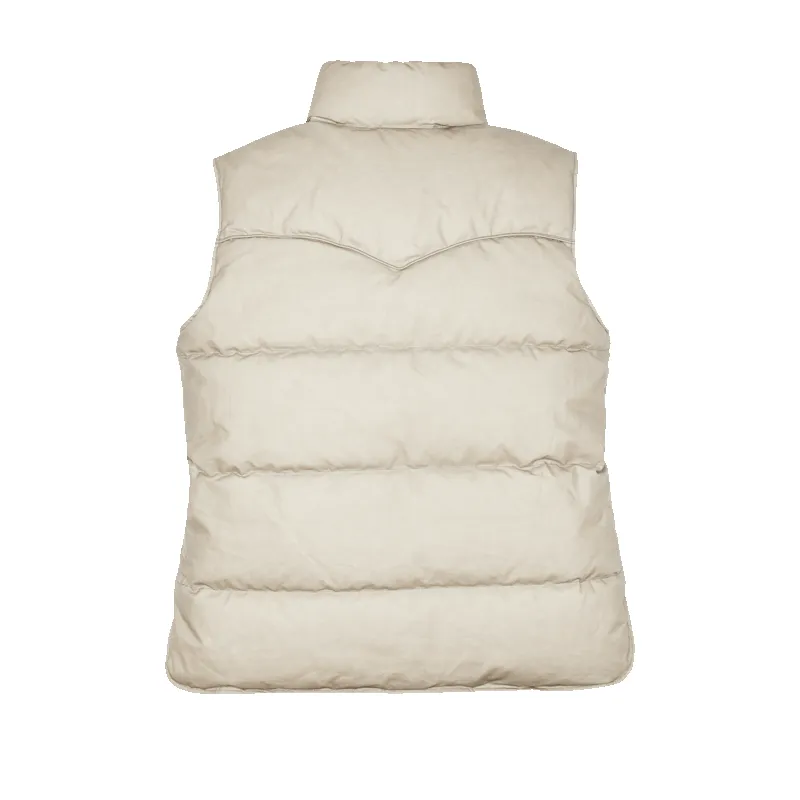 Women's Waxed Down Vest - Light Tan sold by Cave and Post product image thumbnail 2