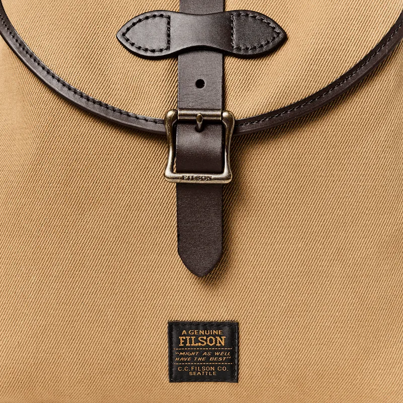 Rugged Twill Drawstring Backpack - Tan sold by Cave and Post product image thumbnail 4