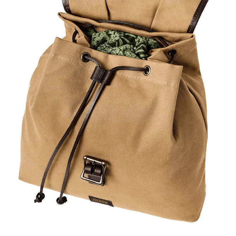 Rugged Twill Drawstring Backpack - Tan sold by Cave and Post product image thumbnail 5