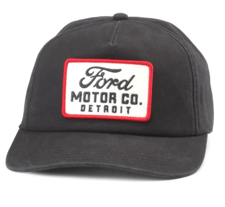 Canvas Roscoe Hat Ford Motor Co. Detroit sold by Cave and Post
