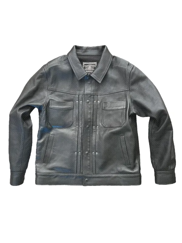 RJ-1 RIDERS JACKET IN CUSTOM HORSEHIDE LEATHER sold by Cave and Post