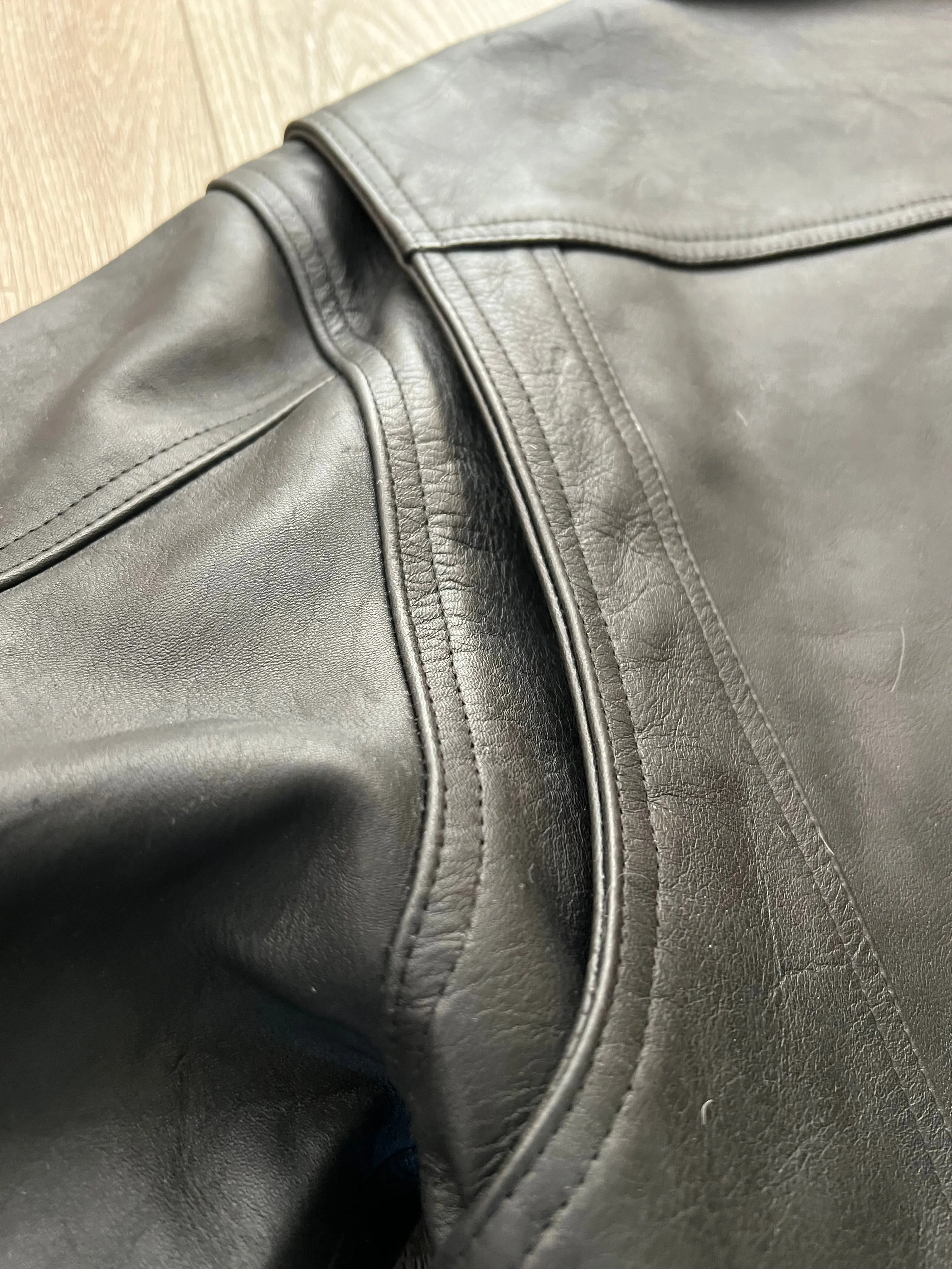 RJ-1 RIDERS JACKET IN CUSTOM HORSEHIDE LEATHER sold by Cave and Post product image thumbnail 5
