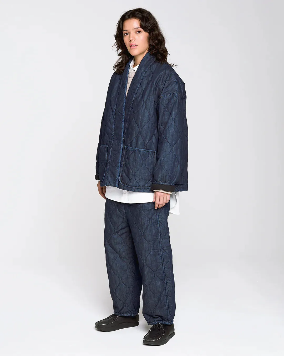 G.o.D Edo Jacket Quilted Denim Indigo sold by Cave and Post product image thumbnail 5